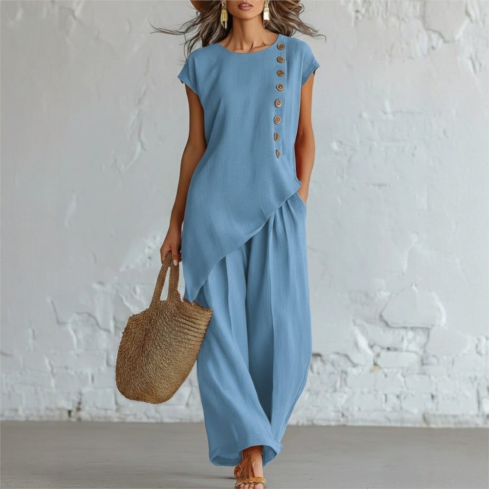 Zomer Casual O-hals Knoopsluit - Zara Summer Clothing For Women recensie en prijs