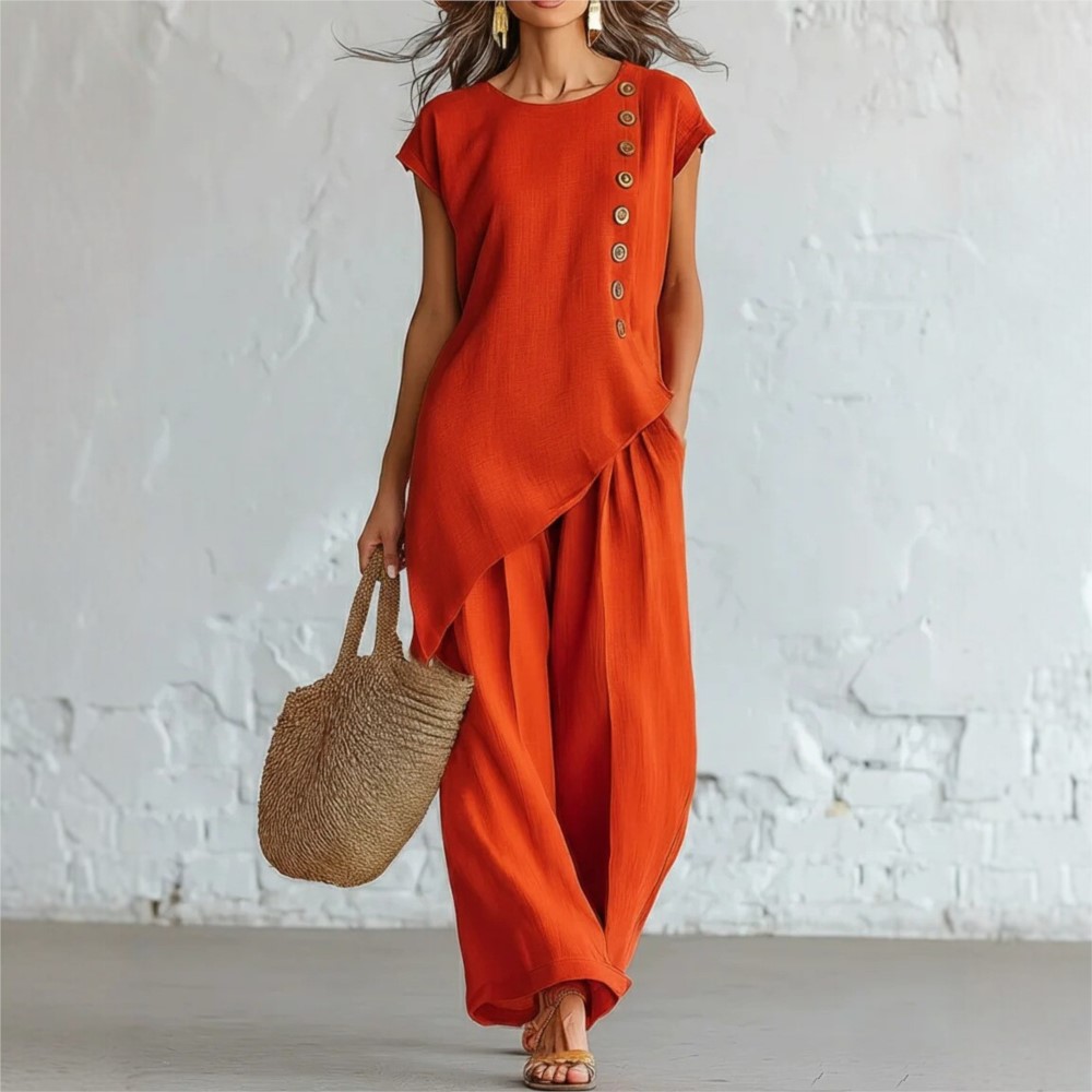 Zomer Casual O-hals Knoopsluit - Zara Summer Clothing For Women recensie en prijs