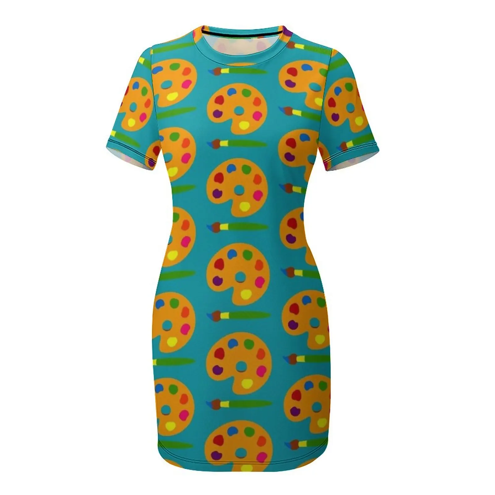 Kleurrijk verfpalette Jurk met - Summer Clothing Palette recensie en prijs